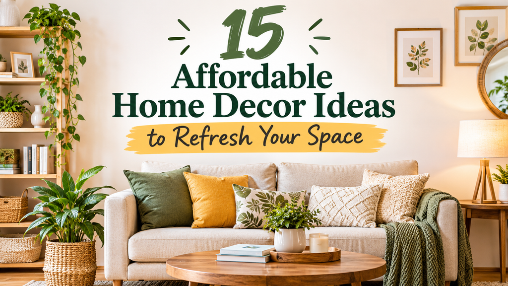 15 Affordable Home Decor Ideas to Refresh Your Space